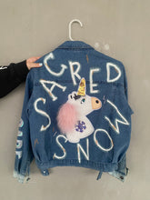 Load image into Gallery viewer, SACRED SNOW JEAN JACKET
